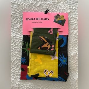 NWT BAGGU Jessica Williams pouch set. 3 pack.